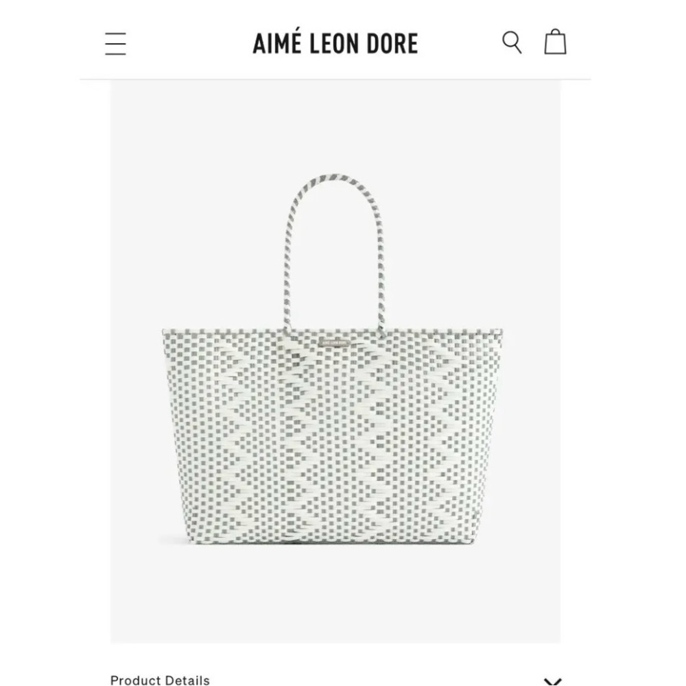 Aime Leon Dore Woven Tote Bag
